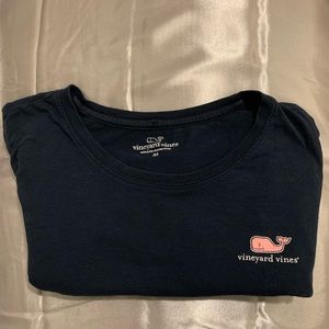 VINEYARD VINES LONG SLEEVE NAVY BLUE TOP